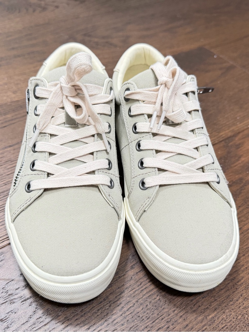 Taos Z Soul Canvas Sneakers - Sage Distressed - Like New!